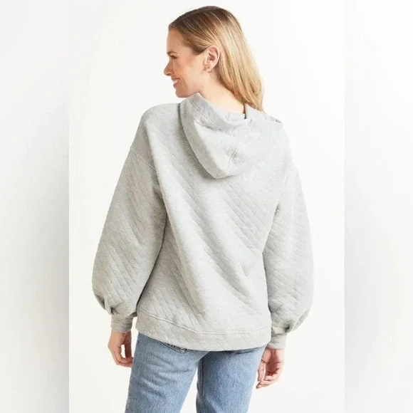 Sanctuary Quilted Sweatshirt - Size Medium - Picture 3 of 9